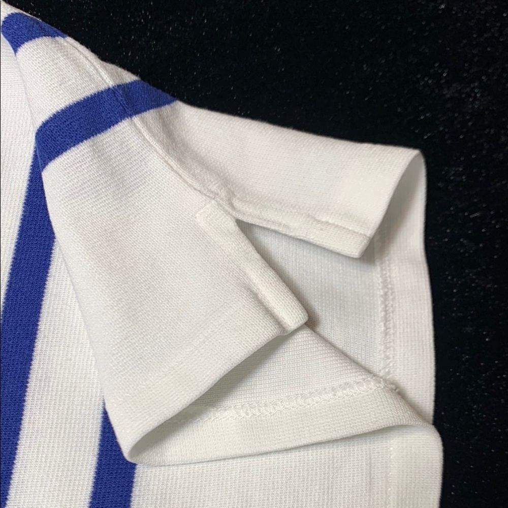 Purple Label Ralph Lauren Collection Striped Boatneck Mariner Sweater Medium - Picture 13 of 14